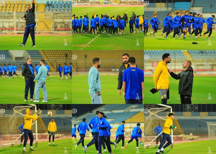 تركيز وجدية في مران الإسماعيلي استعدادًا لمواجهة المقاولون العرب